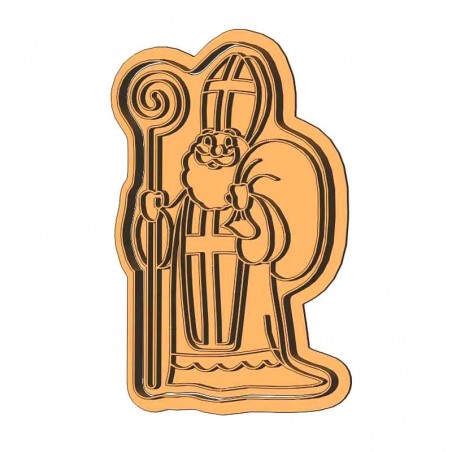 Святий Миколай форма для пряника