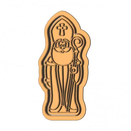 Святий Миколай форма для пряника