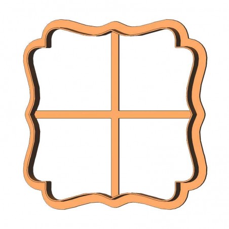 Рамка квадрат фігурний форма для пряника