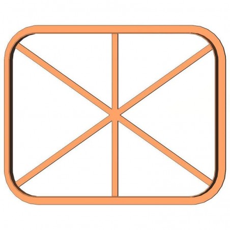 Рамка прямоугольник форма для пряника