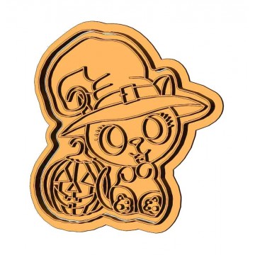 Кіт Геловін у капелюсі...