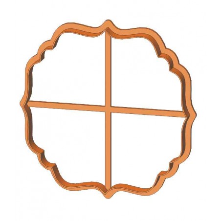 Рамка круг фигурный форма для печенья
