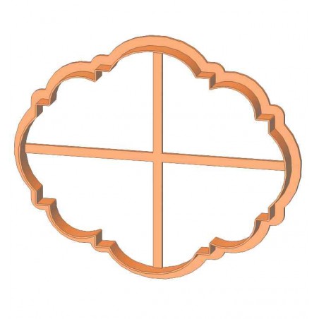 Рамка овал фігурний форма для печива