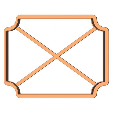 Рамка прямокутник фігурний форма для печива