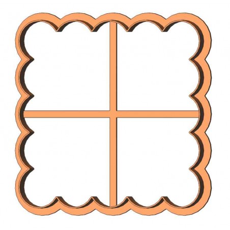 Рамка квадрат фигурный форма для печенья