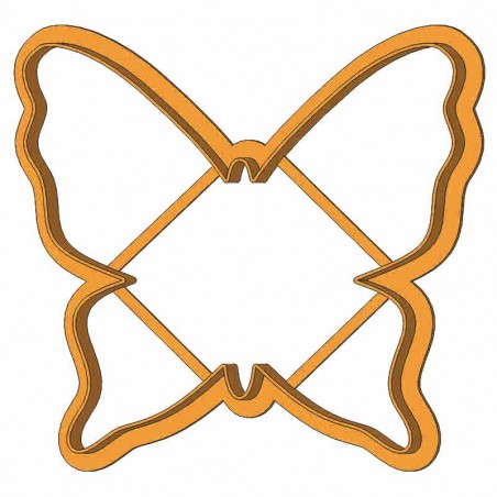 Метелик форма для печива