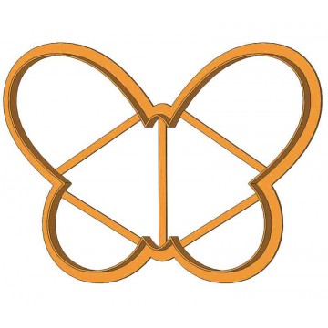 Метелик форма для печива
