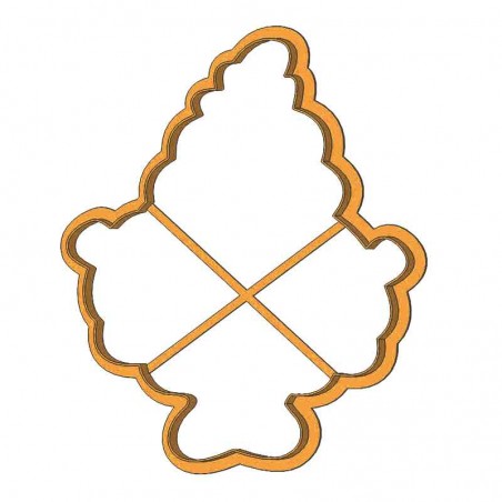 Казкова ялинка форма для печива
