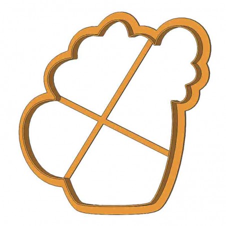 Кружка с пеной форма для печенья