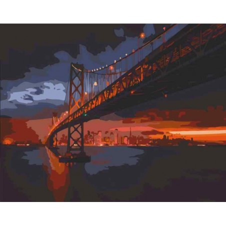 Golden Gate Bridge. 11003-AC Картина за номерами