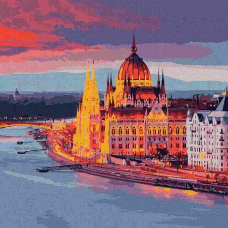 Любимый Будапешт. KHO3602 Картина по номерам