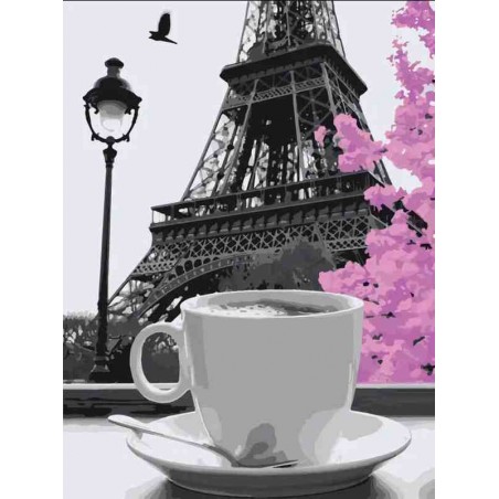 Кофе в Париже. 11208-AC Картина по номерам