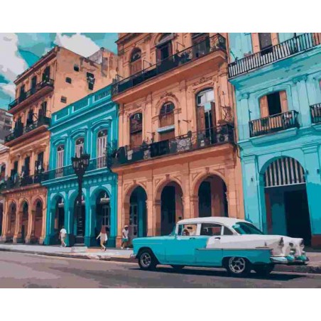 Яскрава Куба. 10536-AC Картина за номерами