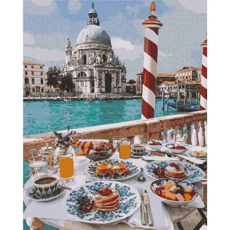 Завтрак в Венеции. 11229-AC Картина по номерам