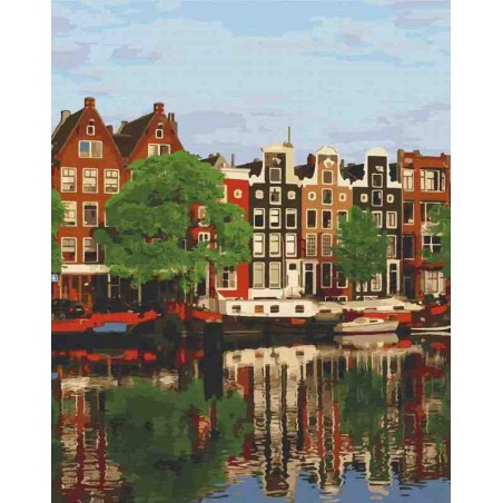 Кольоровий Амстердам. 11227-AC Картина за номерами