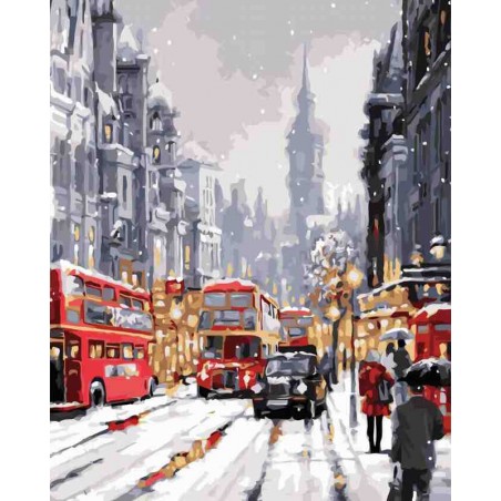 Зимовий Лондон. LW3028 Картина за номерами