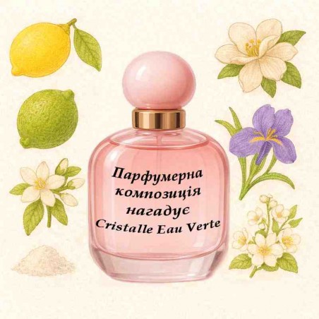 Парфюмерная композиция напоминает Cristalle Eau Verte